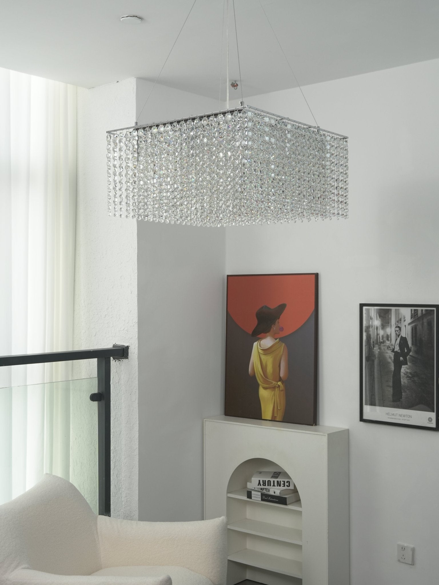 Vantess Crystal Frame Chandelier