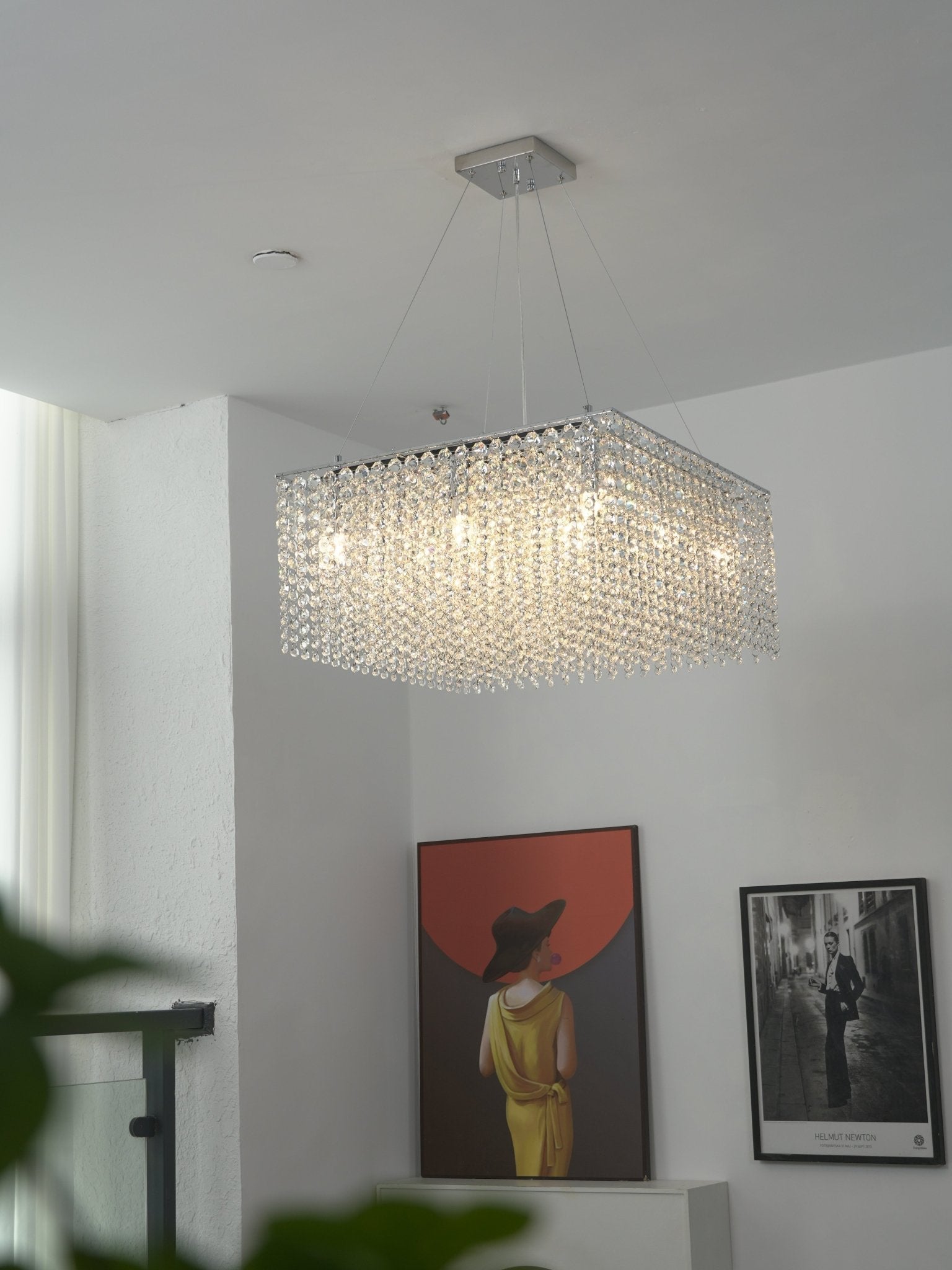 Vantess Crystal Frame Chandelier