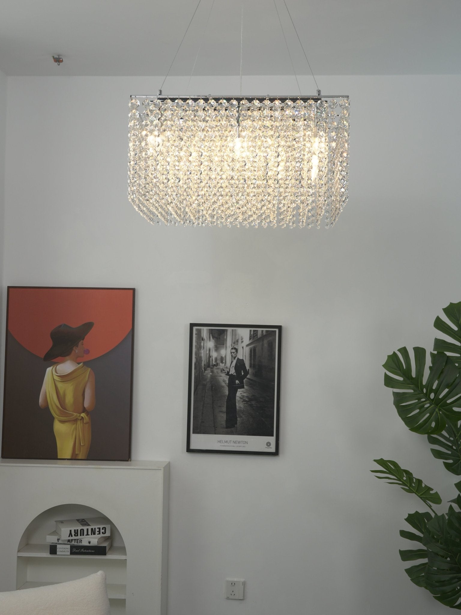 Vantess Crystal Frame Chandelier