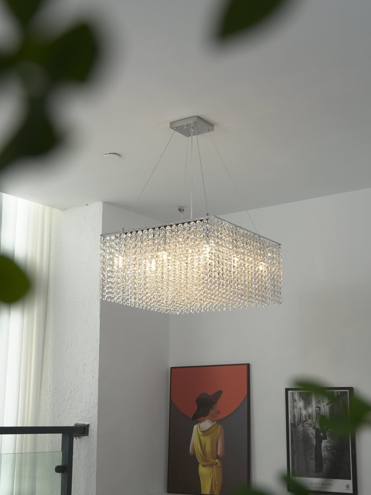 Vantess Crystal Frame Chandelier