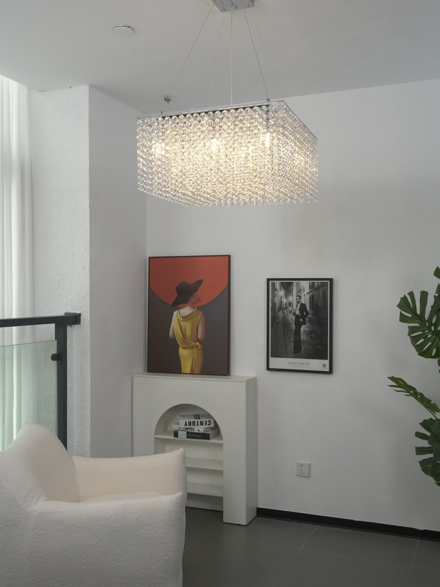 Vantess Crystal Frame Chandelier