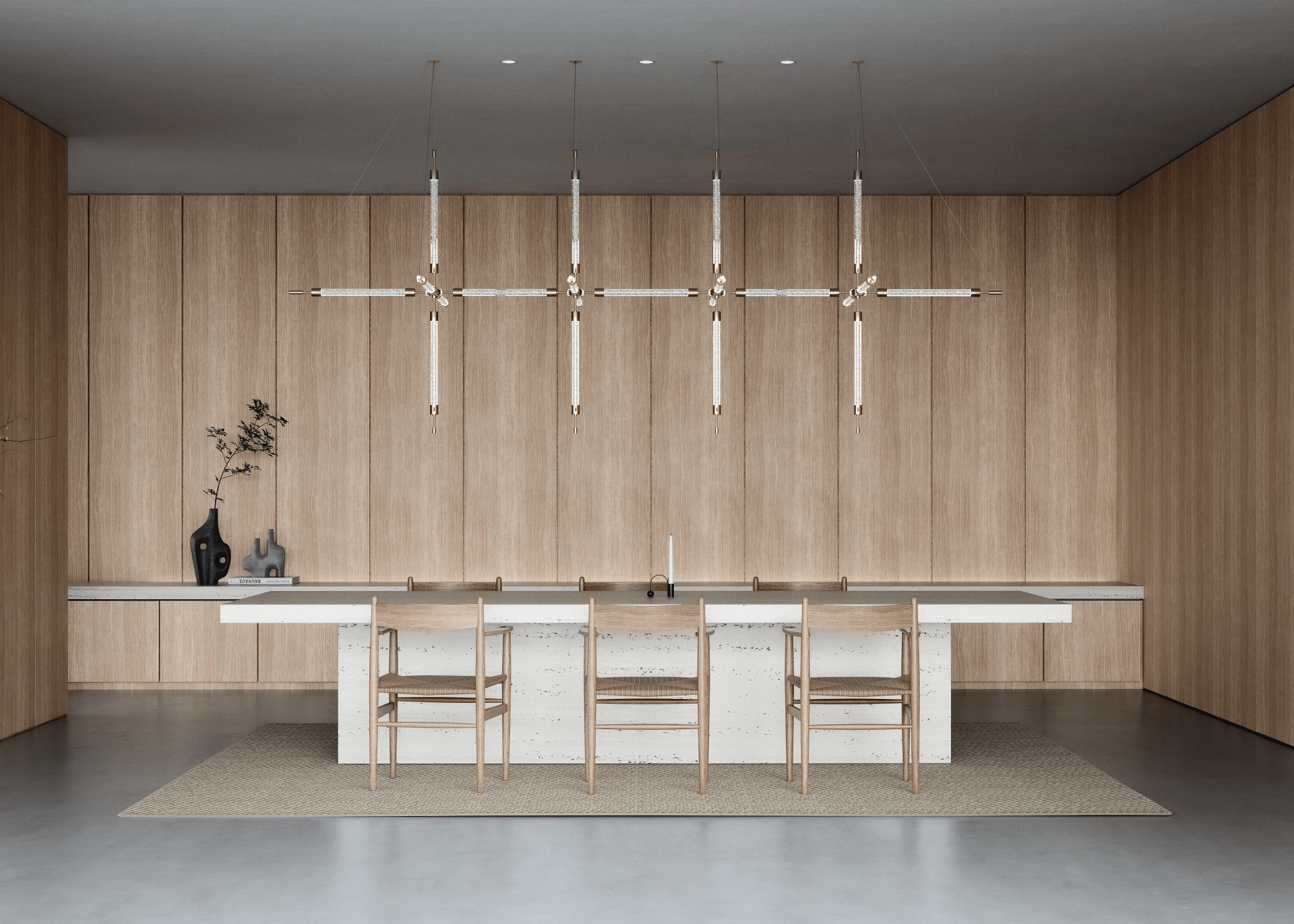 CrystalGrid Architectural Matrix Customize Chandelier