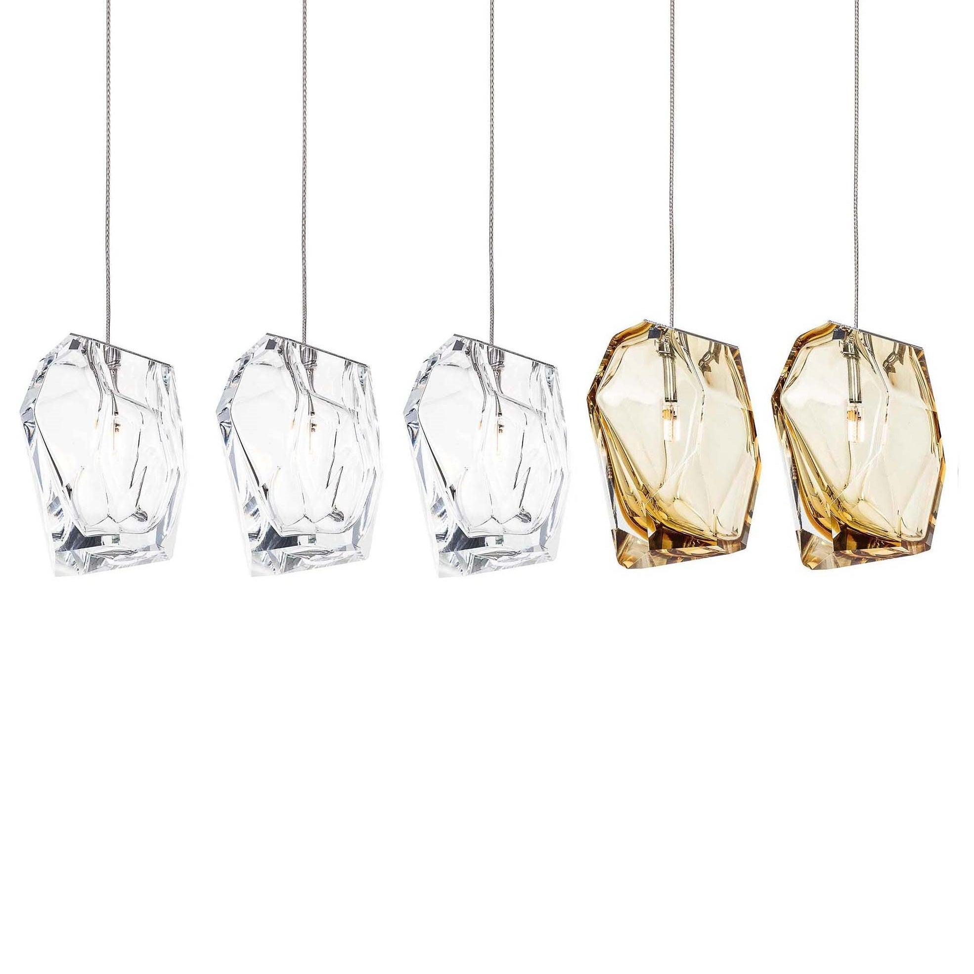 Crag Crystal Rock Cluster Pendant Light