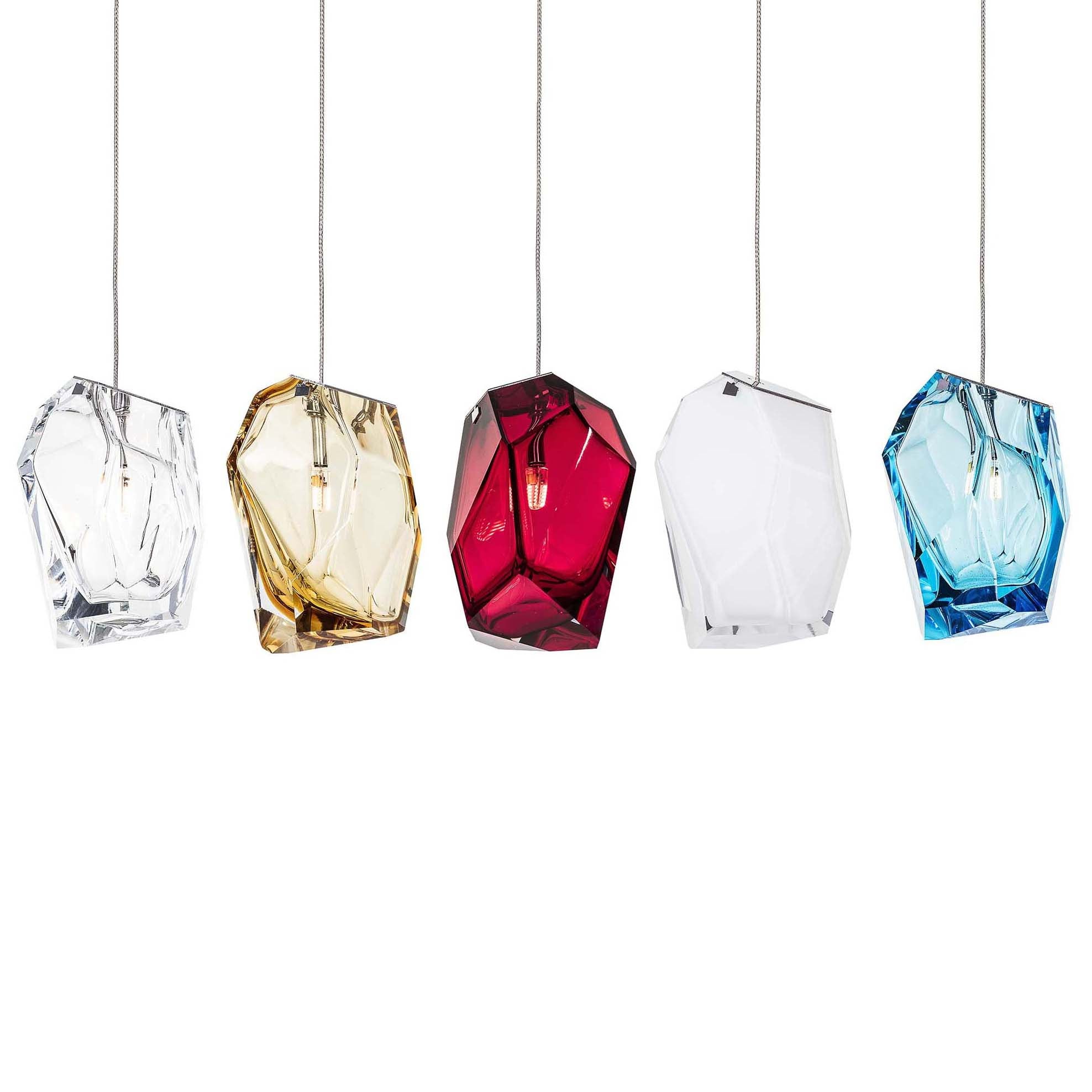 Crag Crystal Rock Cluster Pendant Light