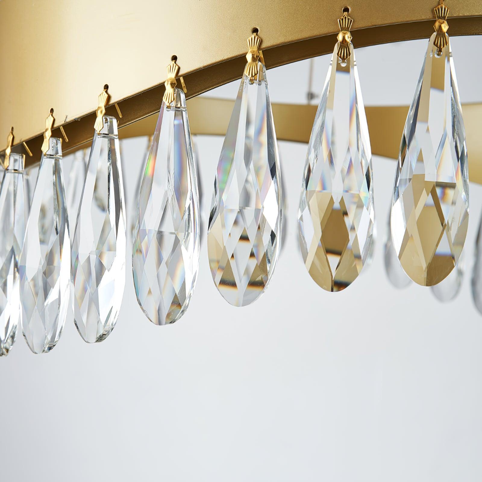 Cana Chandelier Crystal Ring LED Polished