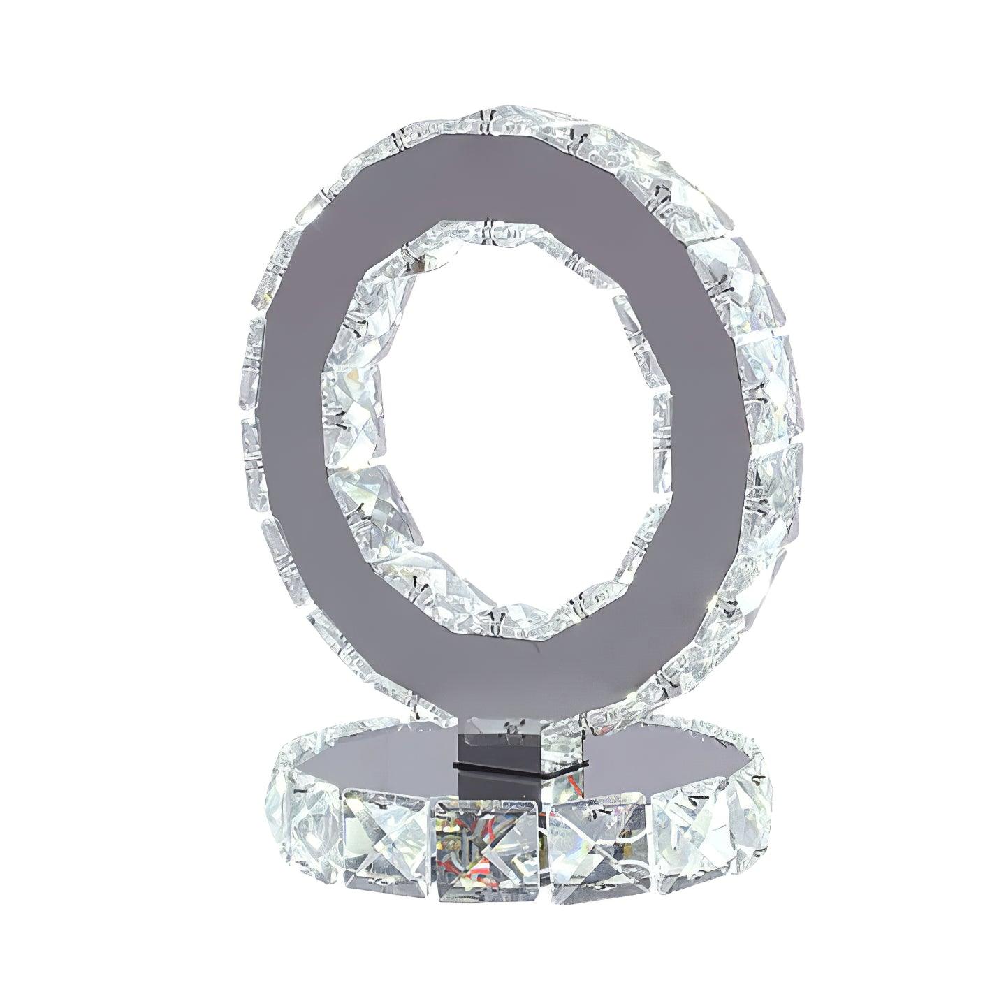 Ivor Crystal Rings Table Lamp
