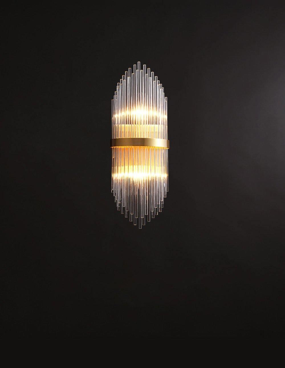 Greshen Postmodern Luxury Crystal Wall Lamp