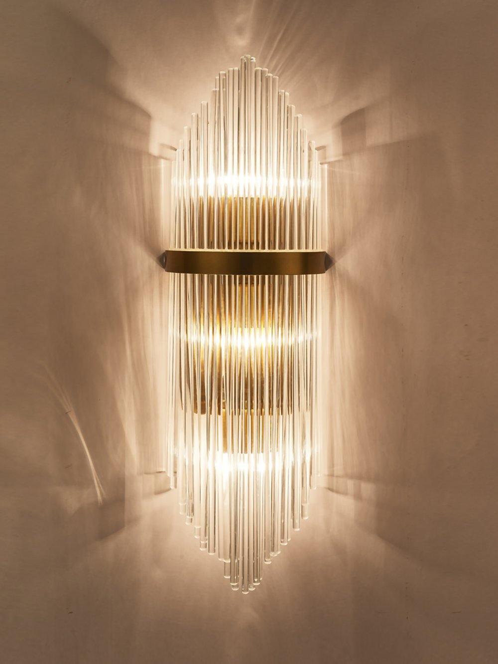 Greshen Postmodern Luxury Crystal Wall Lamp