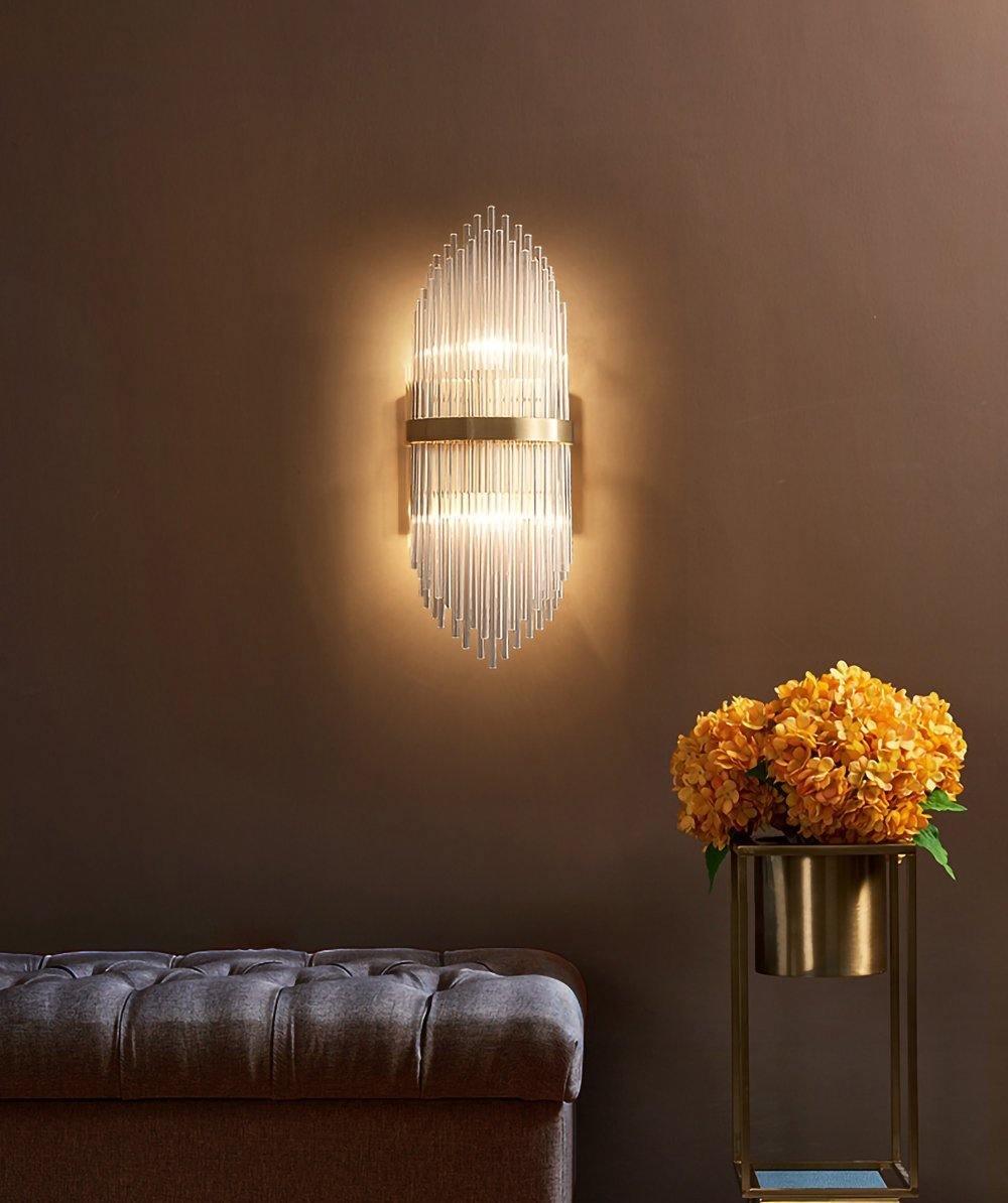 Greshen Postmodern Luxury Crystal Wall Lamp