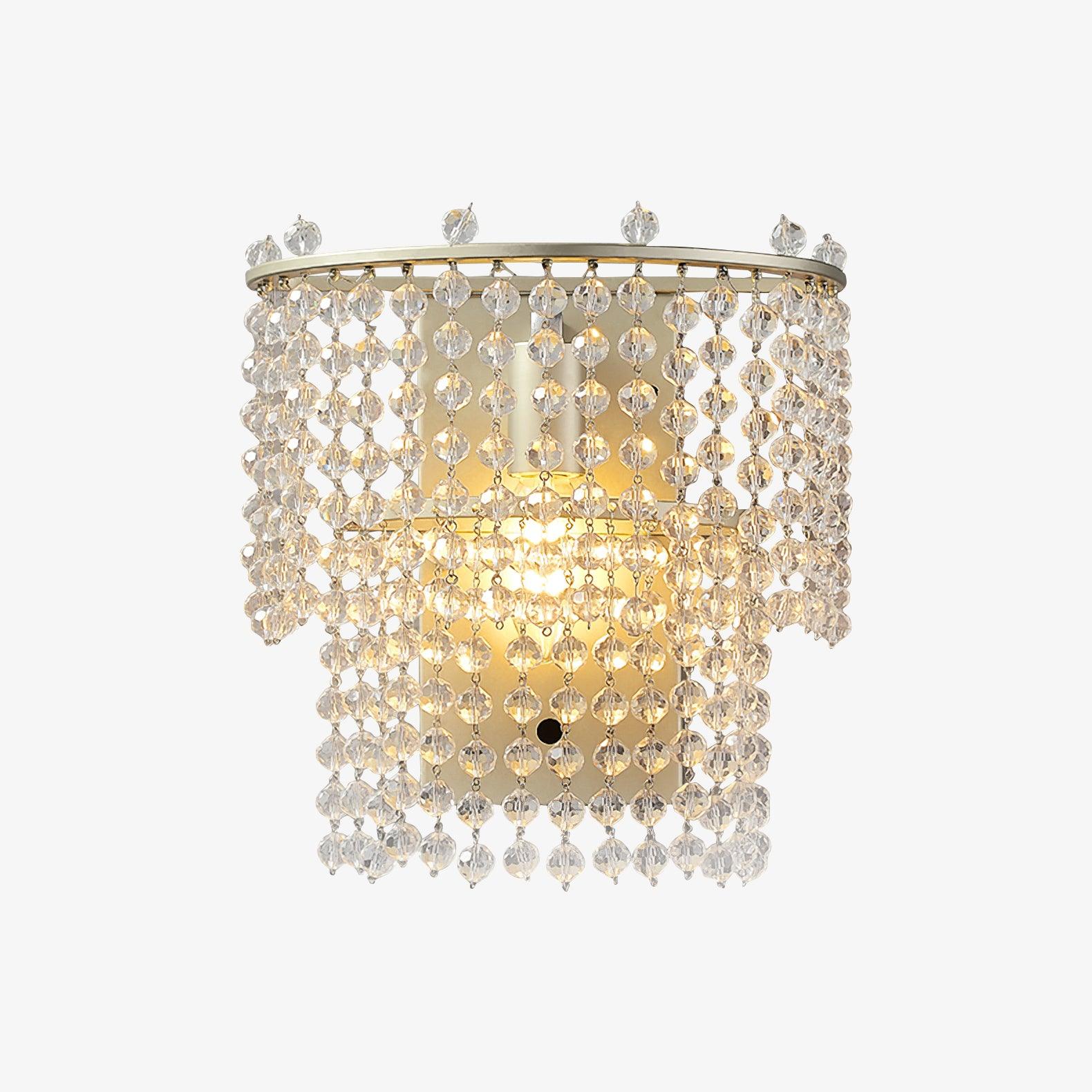 Cyranise Crystal Waterfall Wall Light
