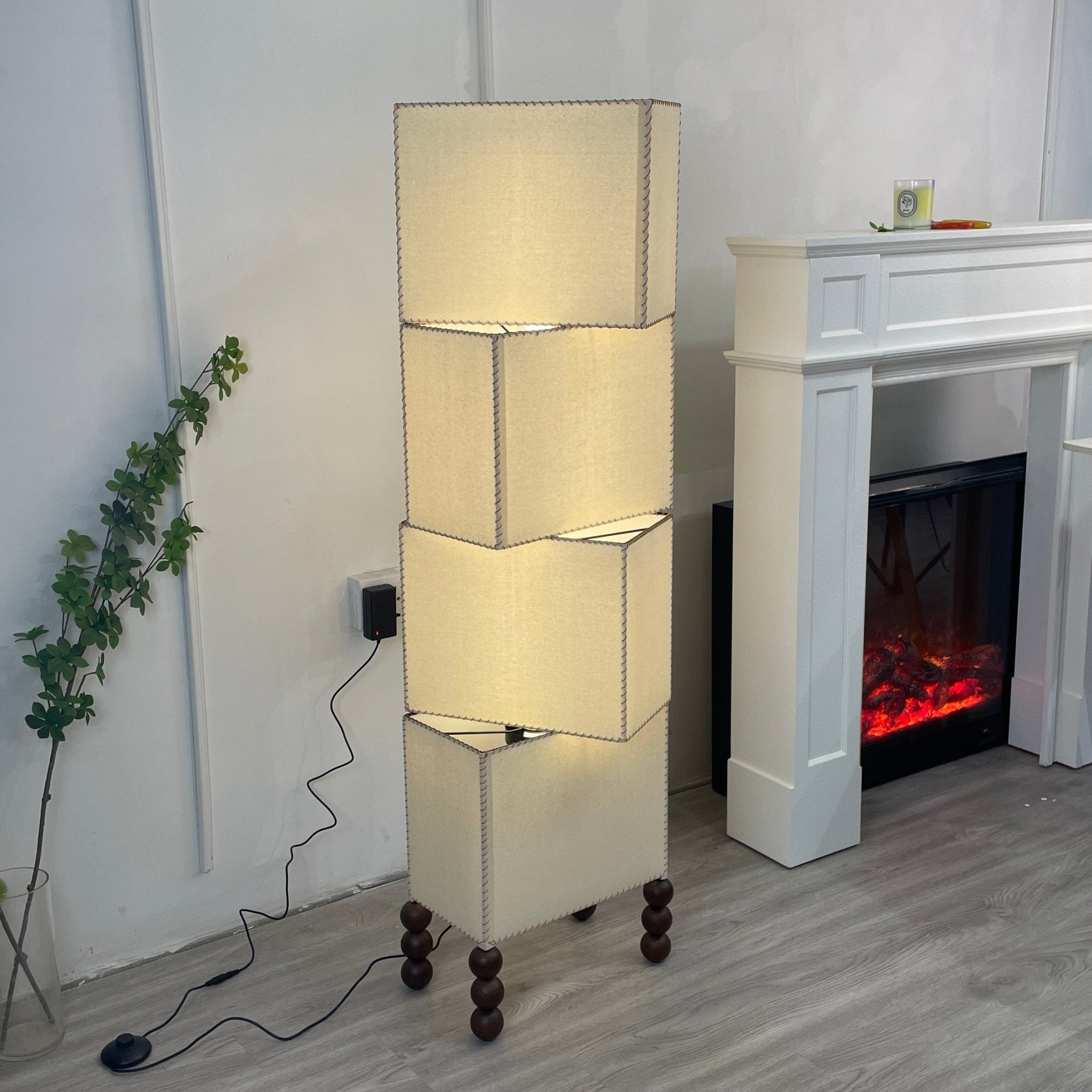 Kian Modern Fabric Floor Lamp