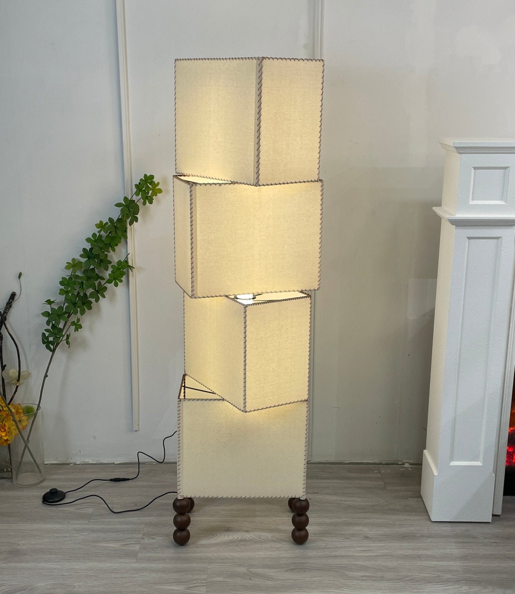 Kian Modern Fabric Floor Lamp
