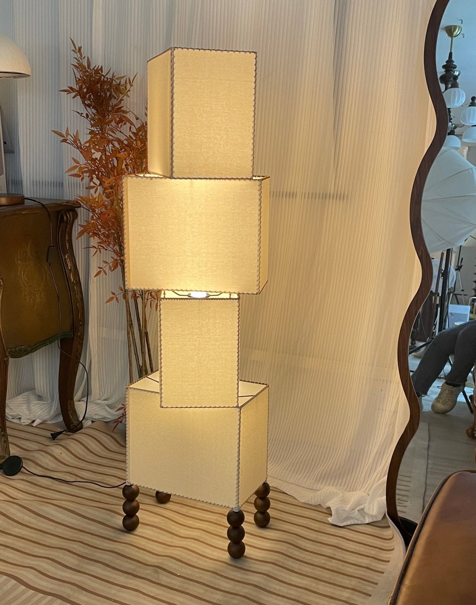 Kian Modern Fabric Floor Lamp