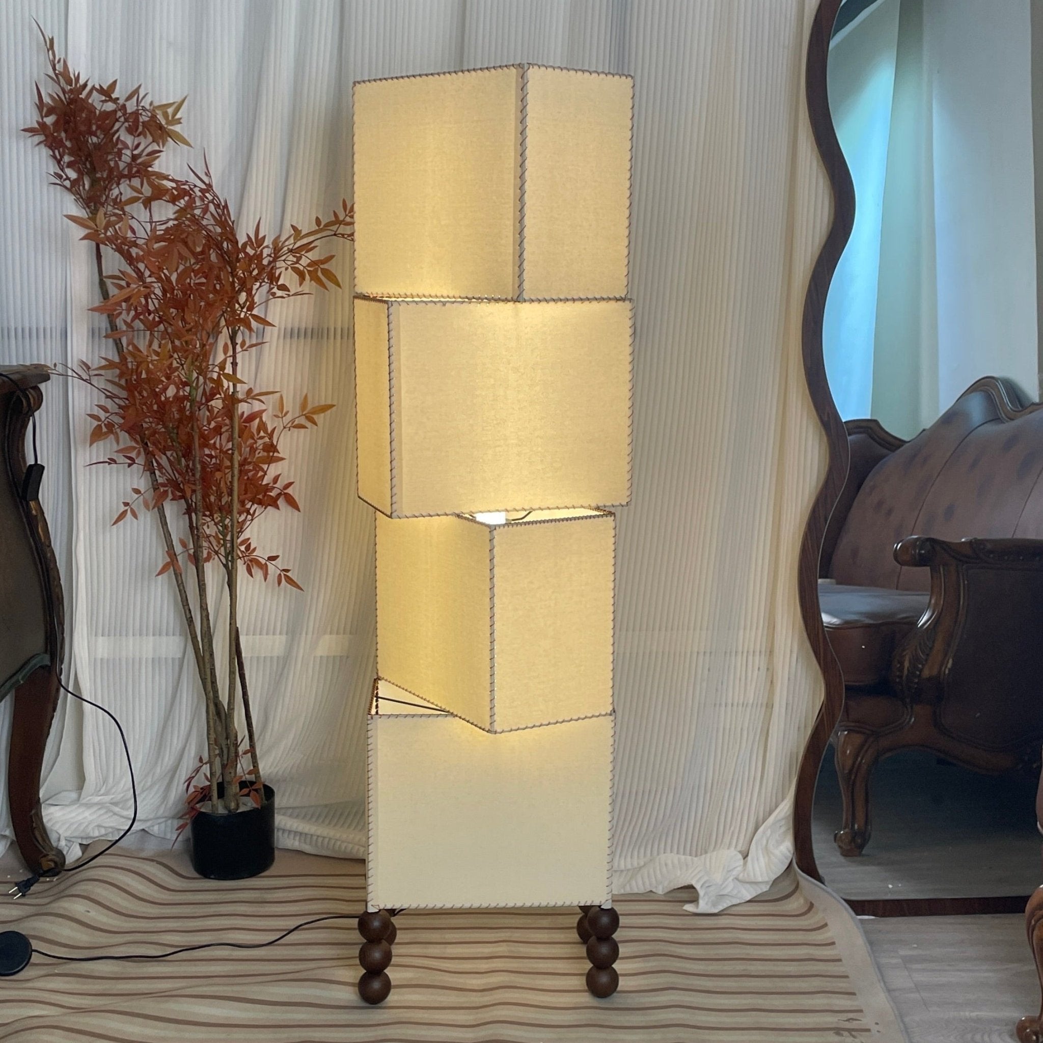 Kian Modern Fabric Floor Lamp
