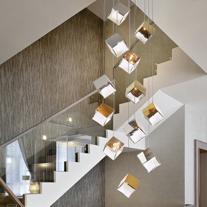 Prismatic Vapor Chandelier