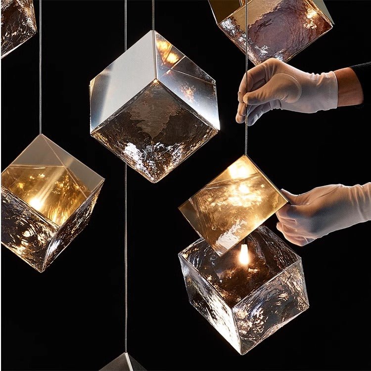 Prismatic Vapor Chandelier