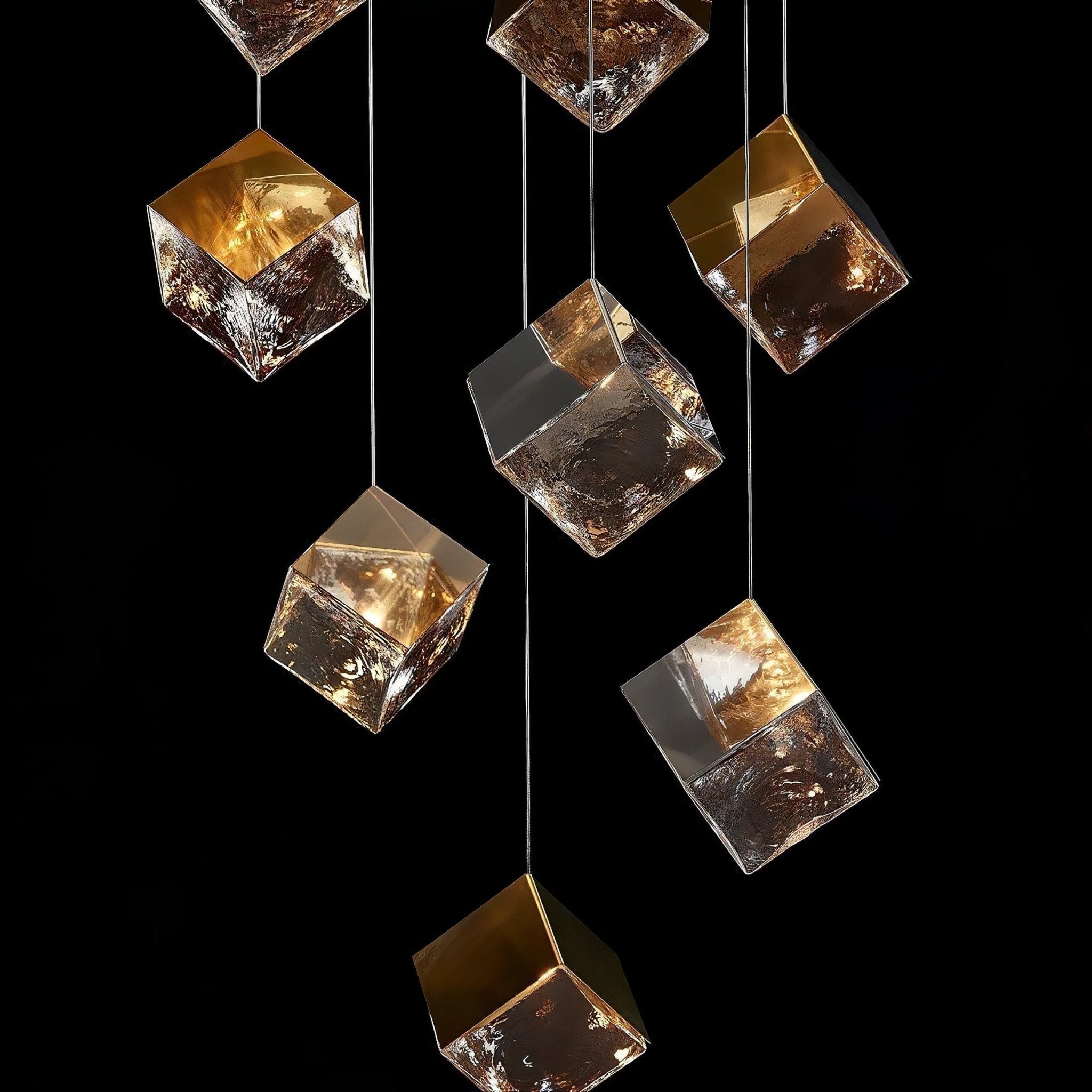 Prismatic Vapor Chandelier