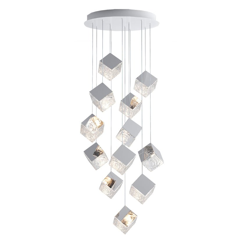 Prismatic Vapor Chandelier