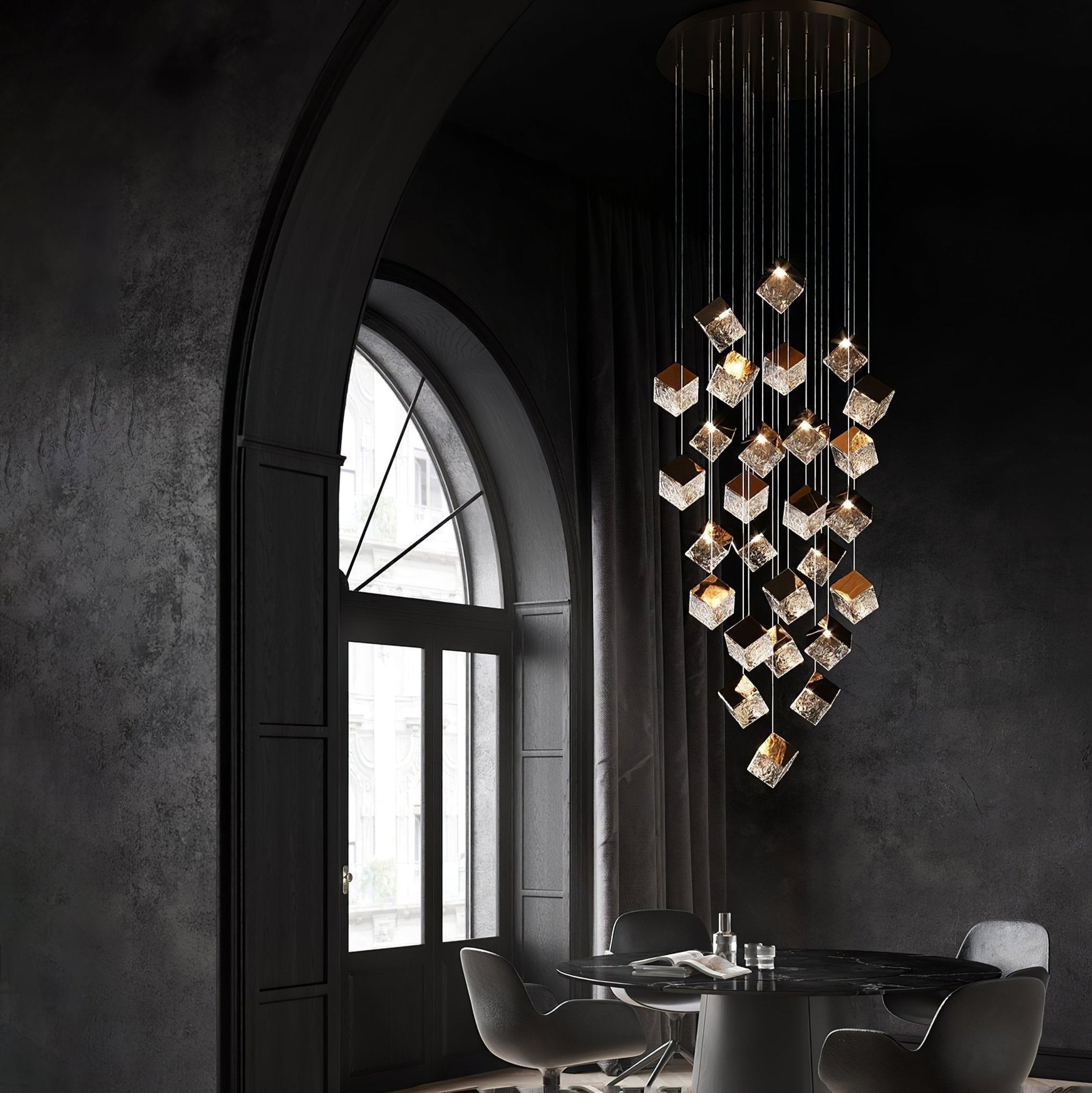 Prismatic Vapor Chandelier