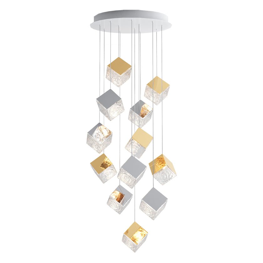 Prismatic Vapor Chandelier