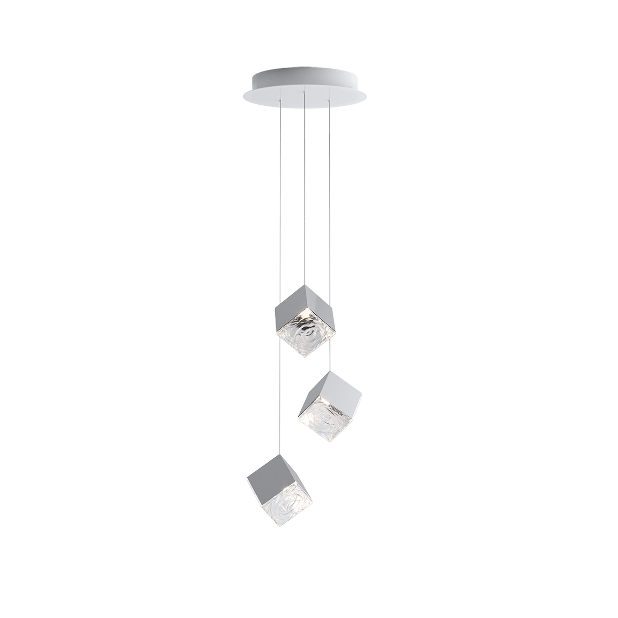 Prismatic Vapor Chandelier