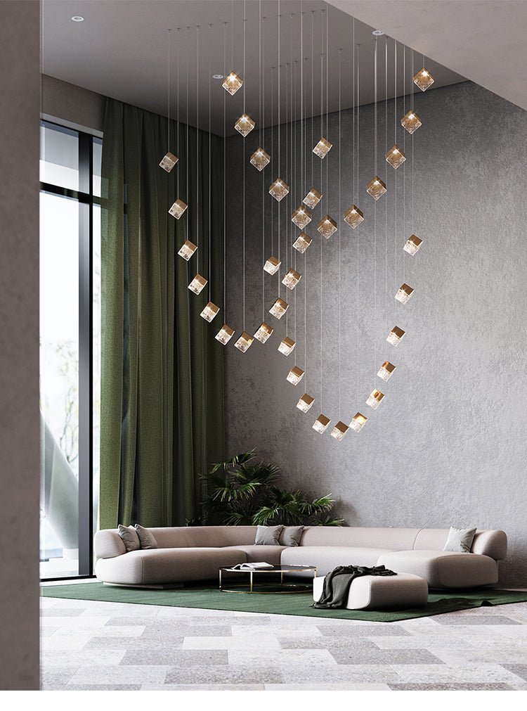 Prismatic Vapor Chandelier