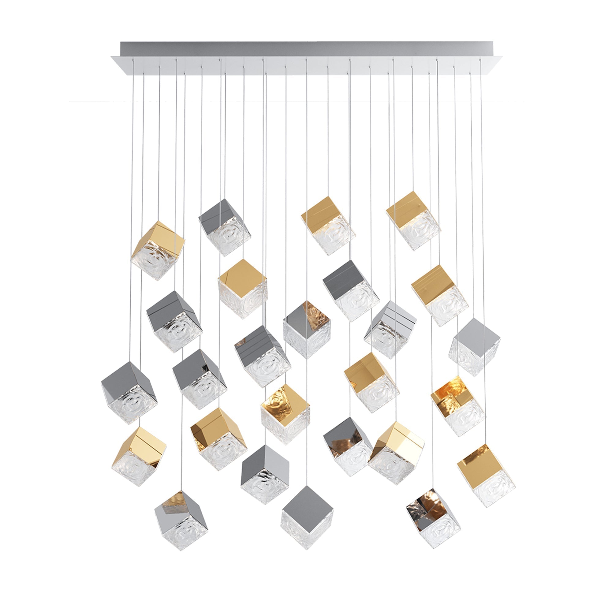 Prismatic Vapor Chandelier