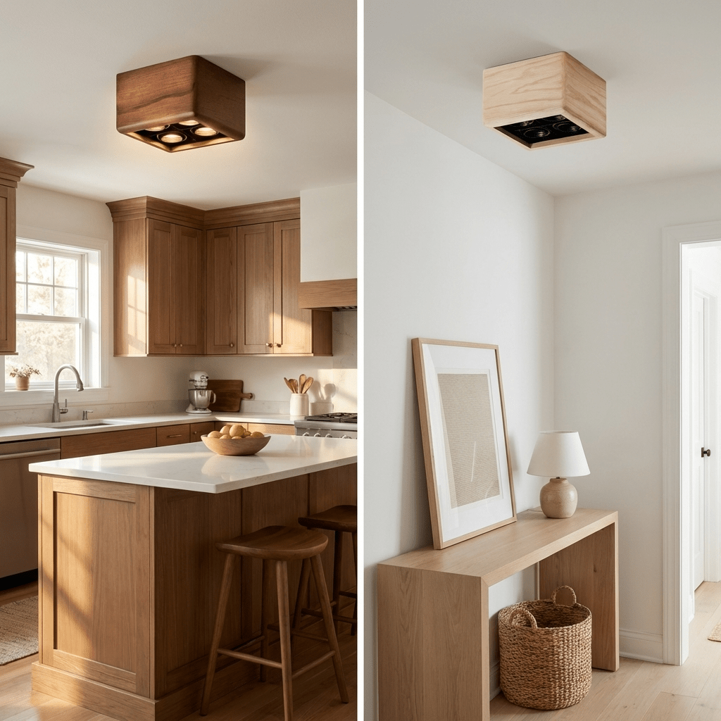 Cubora Wood Ceiling Spot