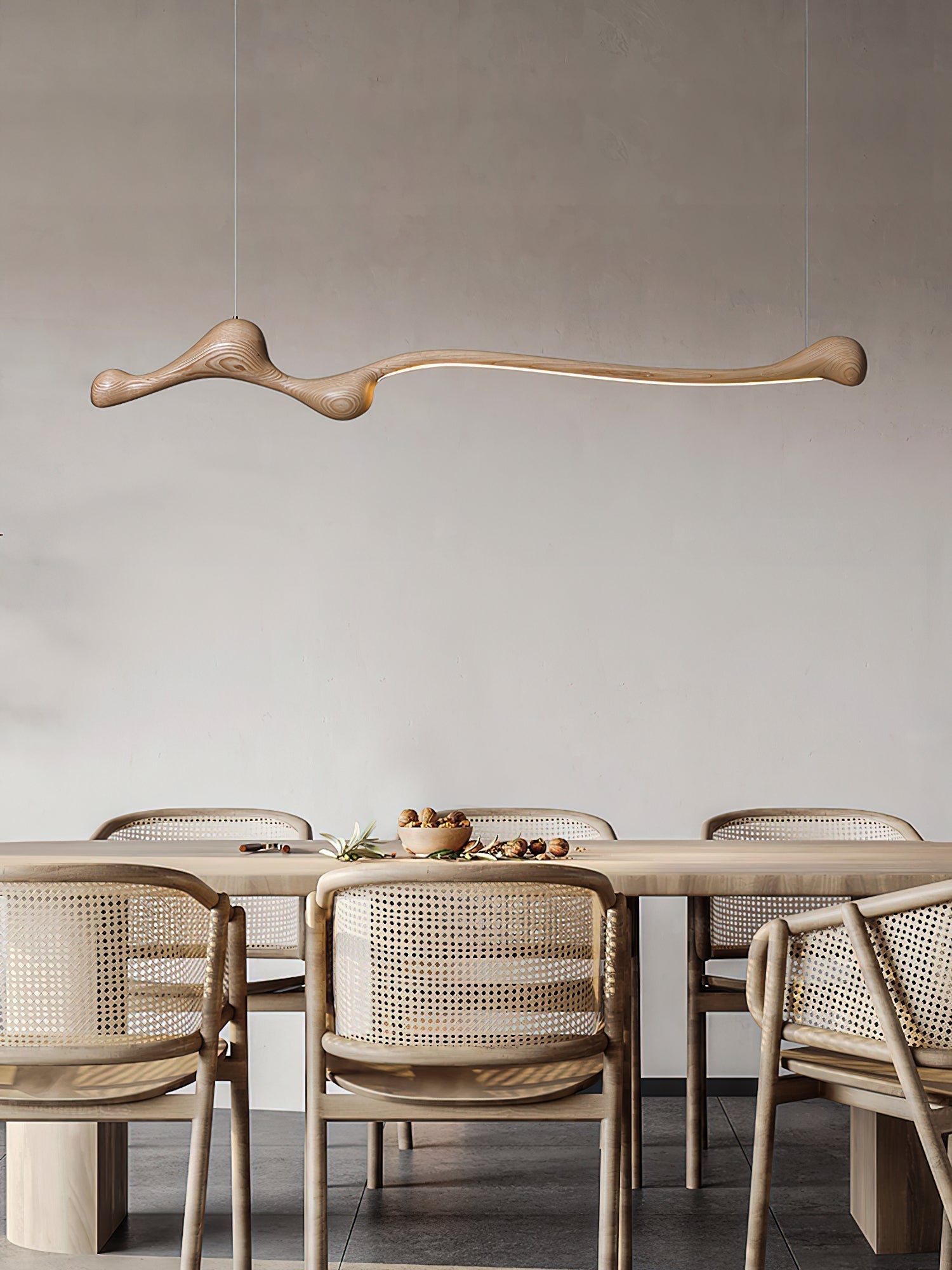 Alenor Wood Retro Pendant Lamp