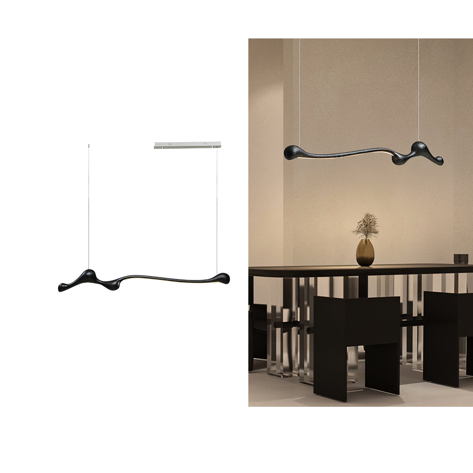 Alenor Wood Retro Pendant Lamp