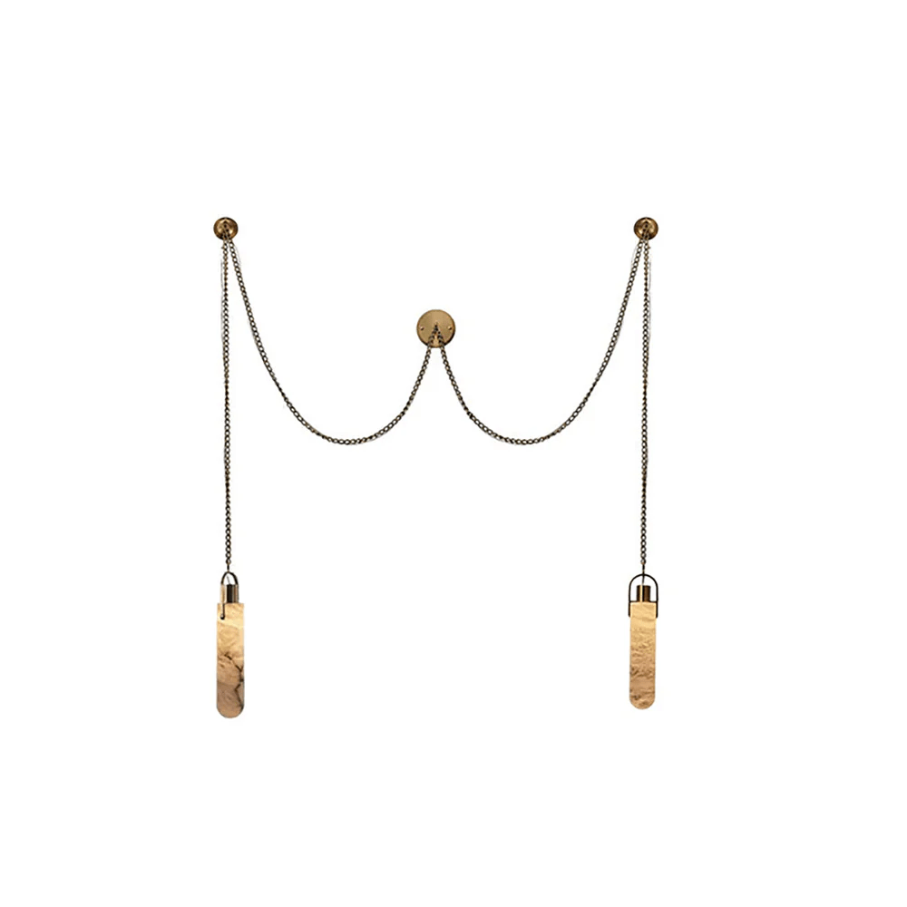 Alabaster Cylinder Cluster Chandelier