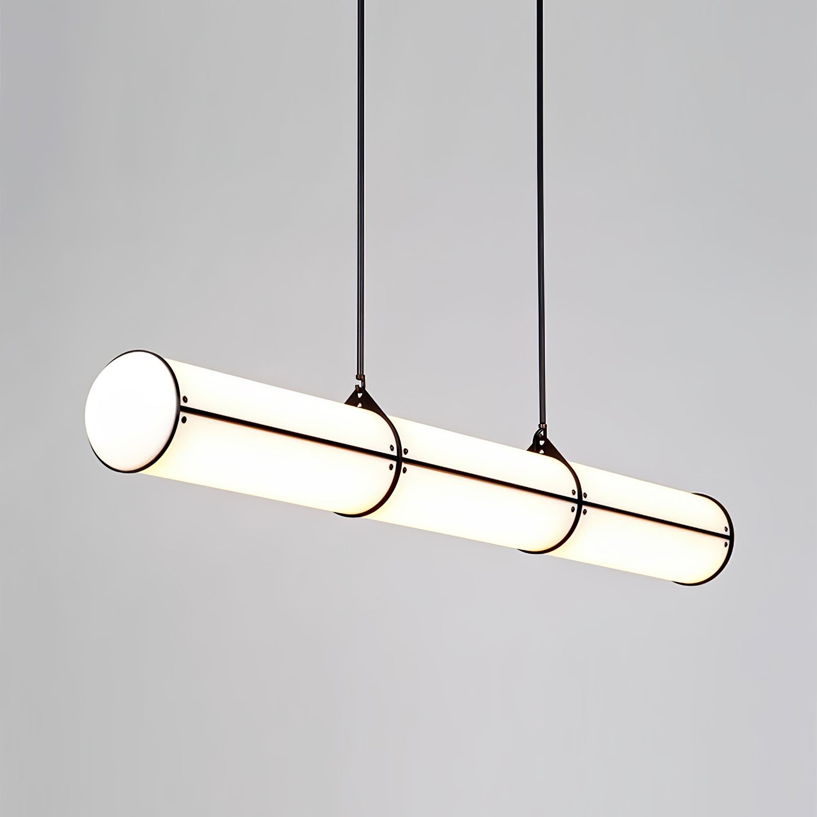 Rivenette Pendant Light Cylindrical Endless Dining