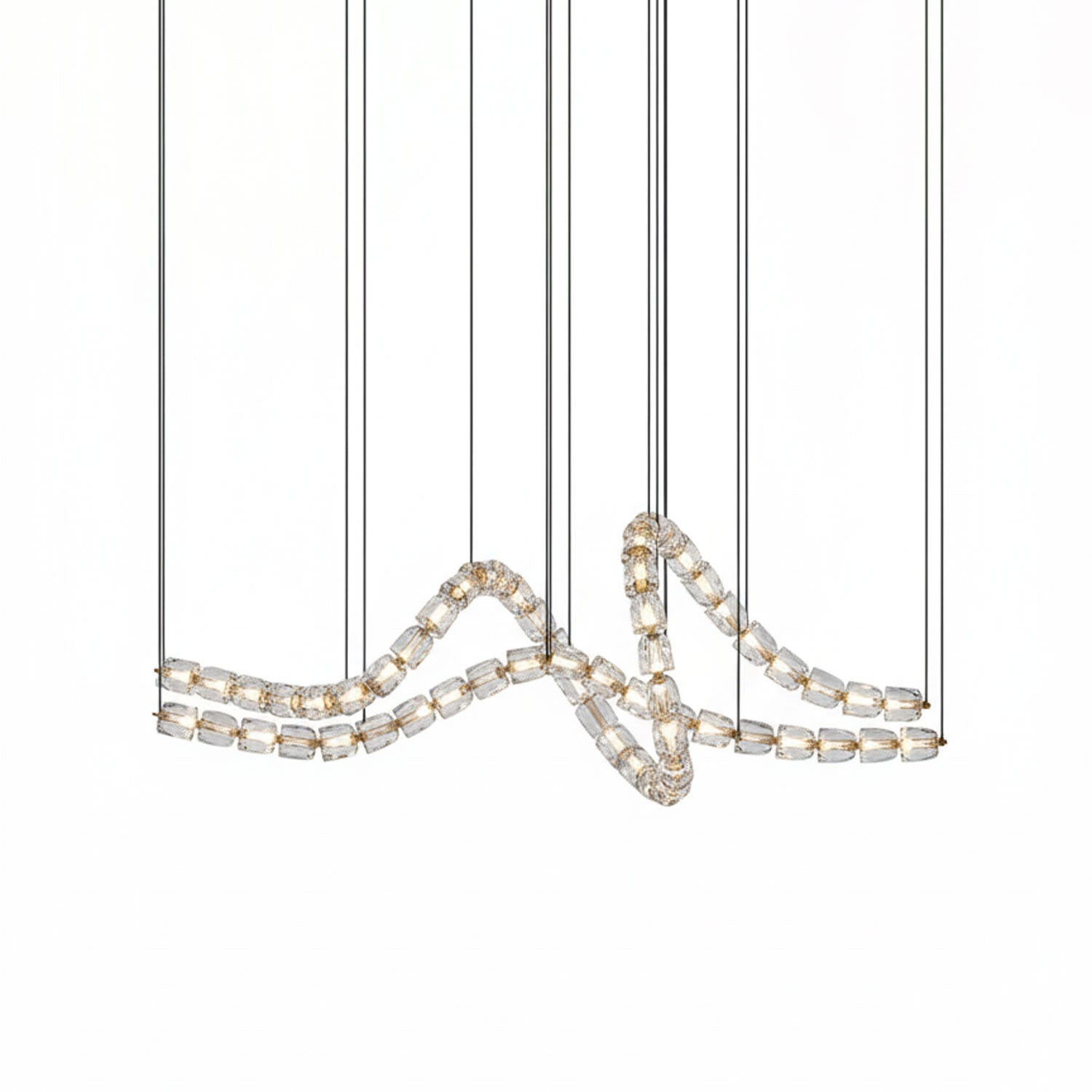 Nexus Gold Crystal Chandelier