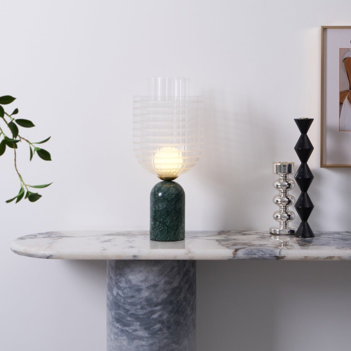 Selisette Elegant Marble Table Lamp