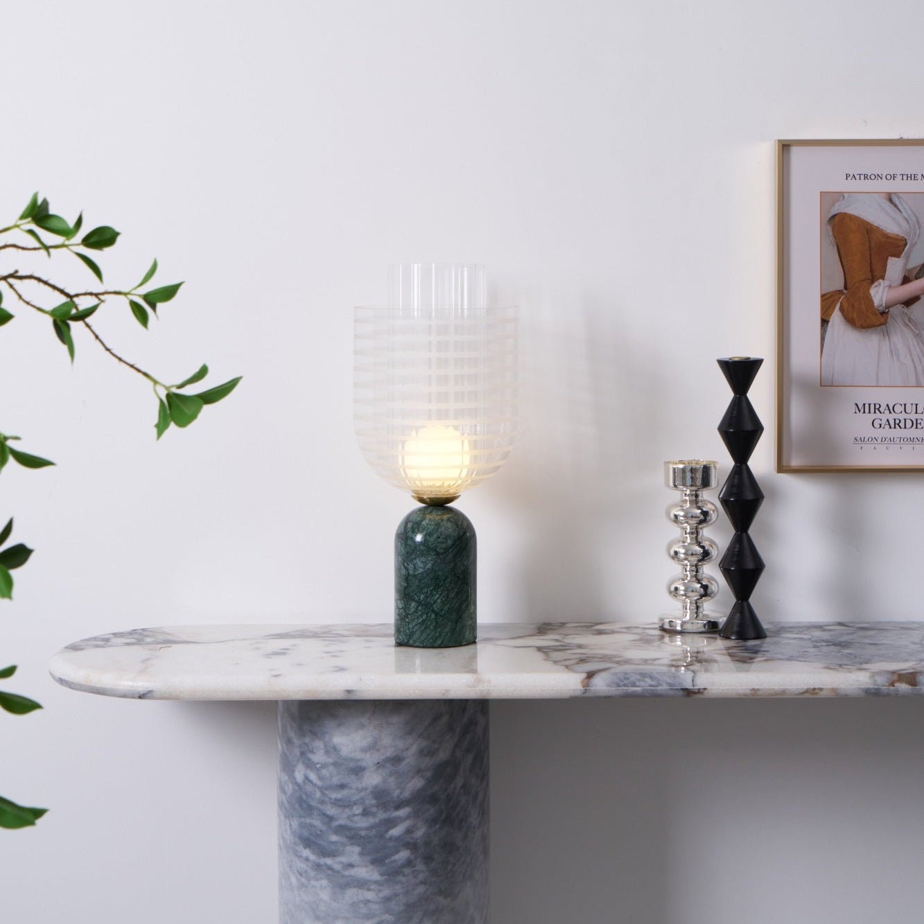 Selisette Elegant Marble Table Lamp