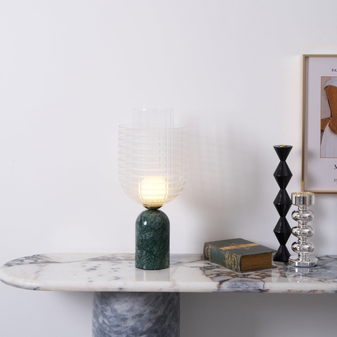 Selisette Elegant Marble Table Lamp