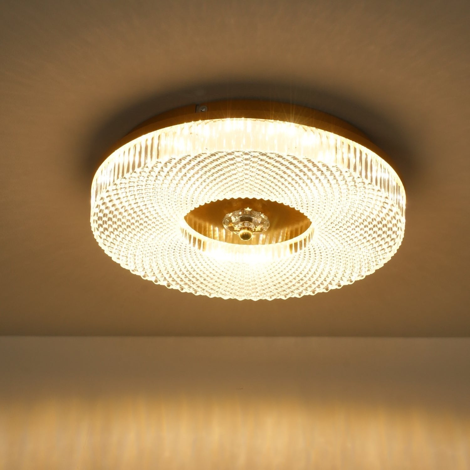 Nirenaine Ceiling Lamp LED Flush Mount Acrylic