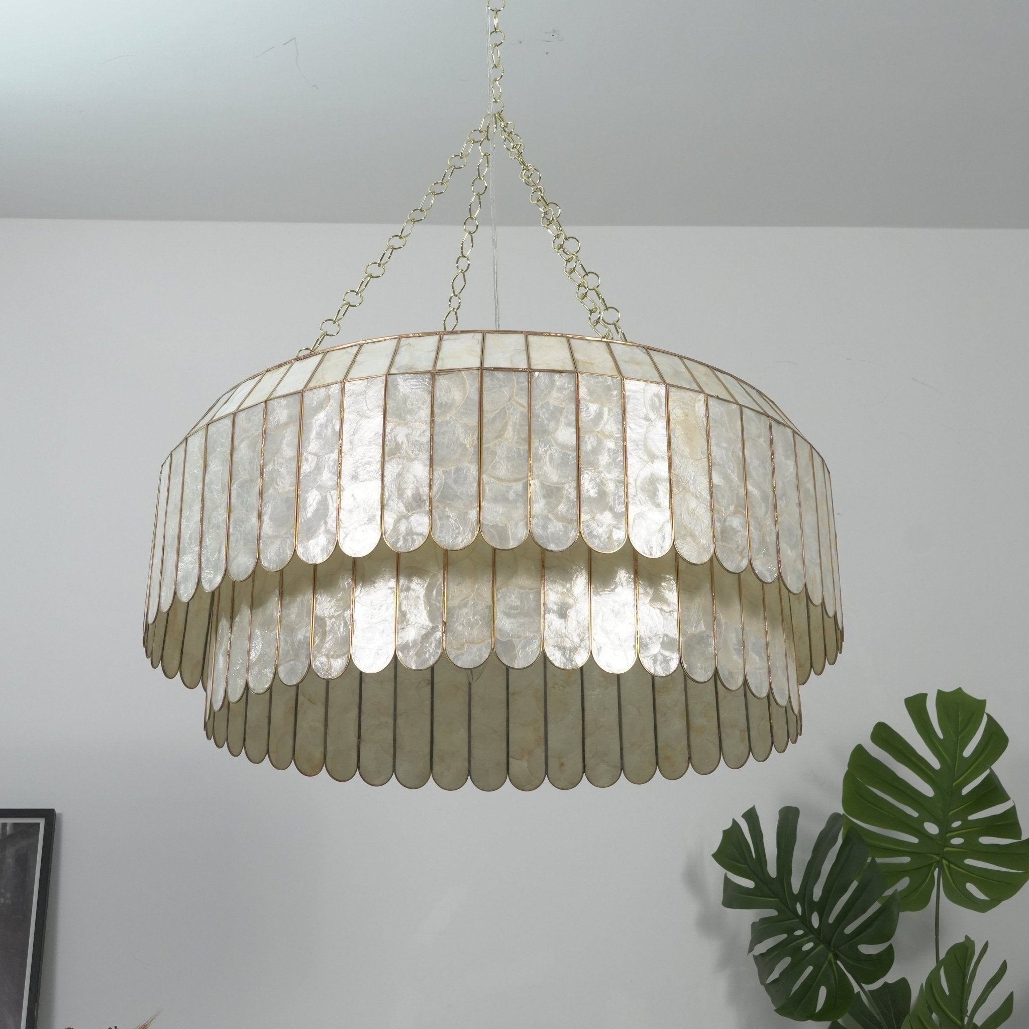 Capiz Aurelia Chandelier
