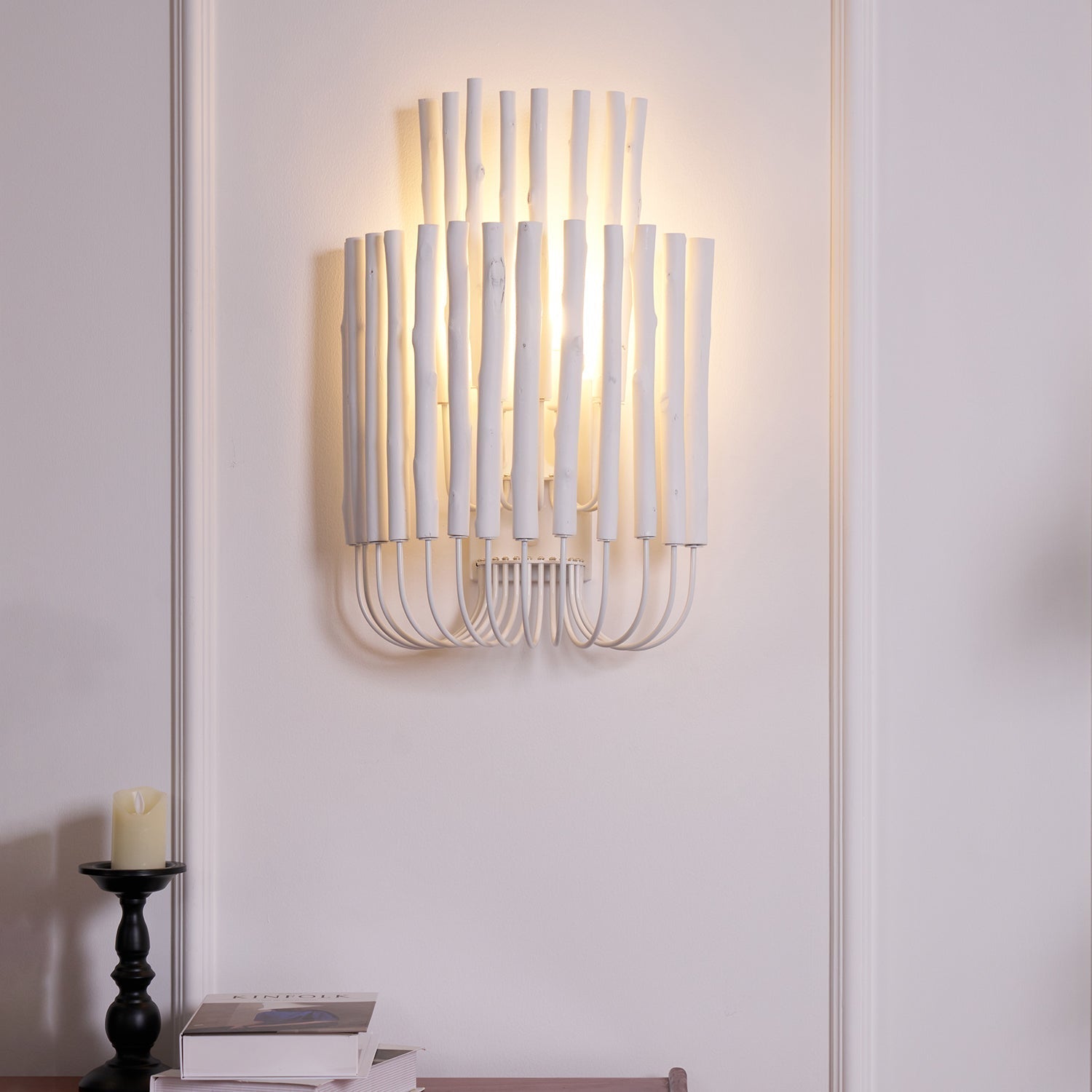 Vasilora Individual Creativity Art Wood Wall Lamp