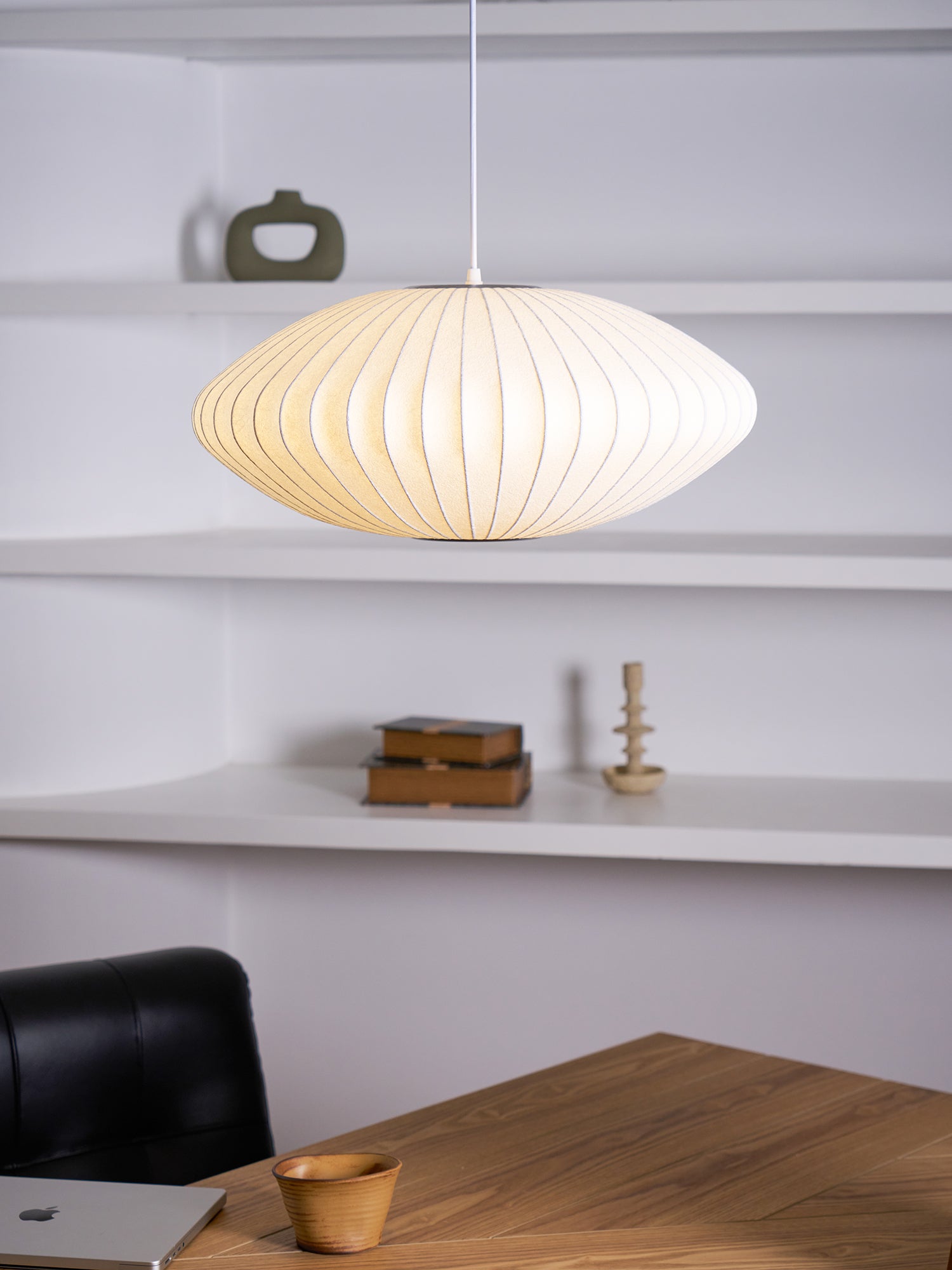 Nebula Bubble Mulberry Silk Pendant Lamp - Neutral Decor