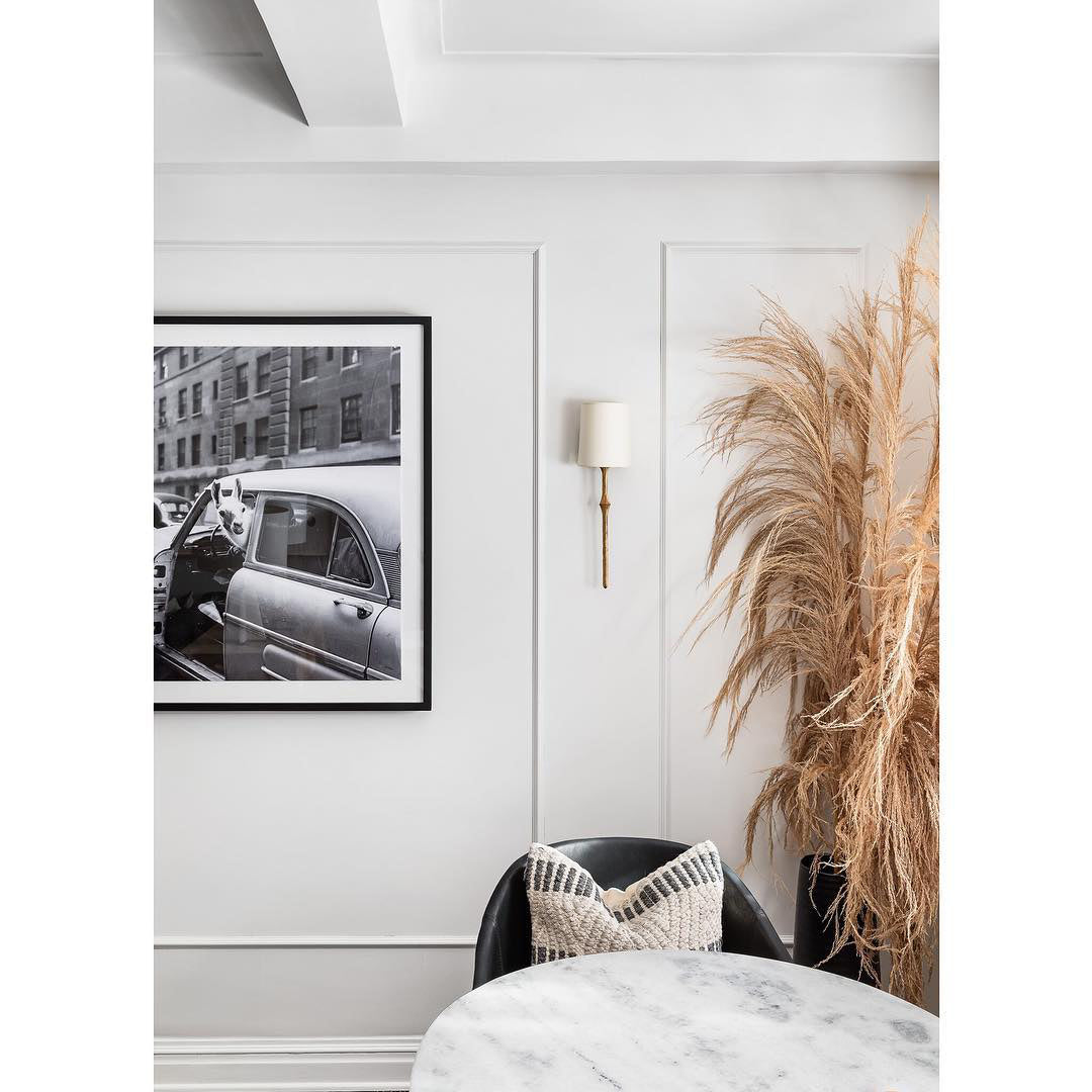 Yield Vintage Unique Brass Fabric Wall Lamp