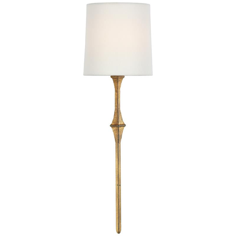 Yield Vintage Unique Brass Fabric Wall Lamp