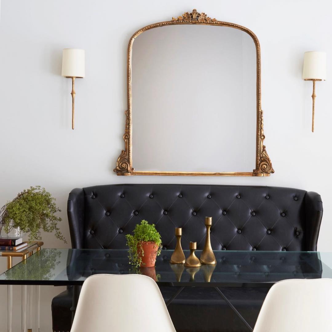 Yield Vintage Unique Brass Fabric Wall Lamp