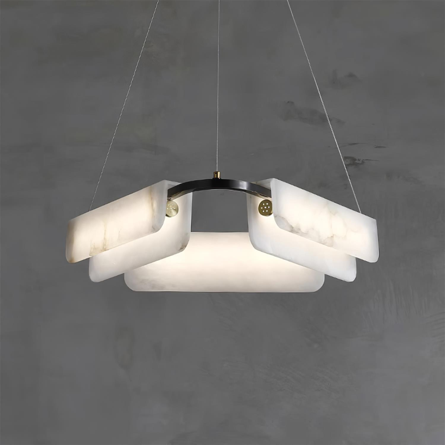 Circona Alabaster Pendant Light