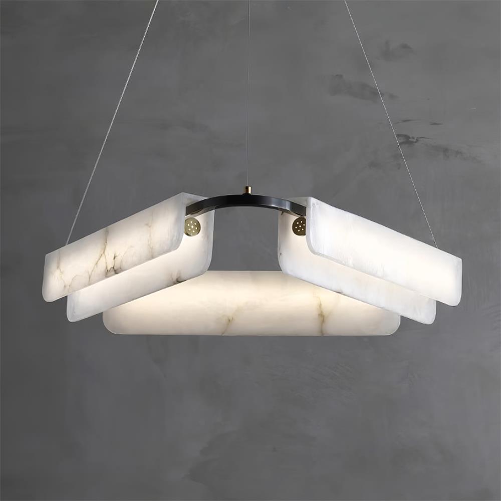 Circona Alabaster Pendant Light