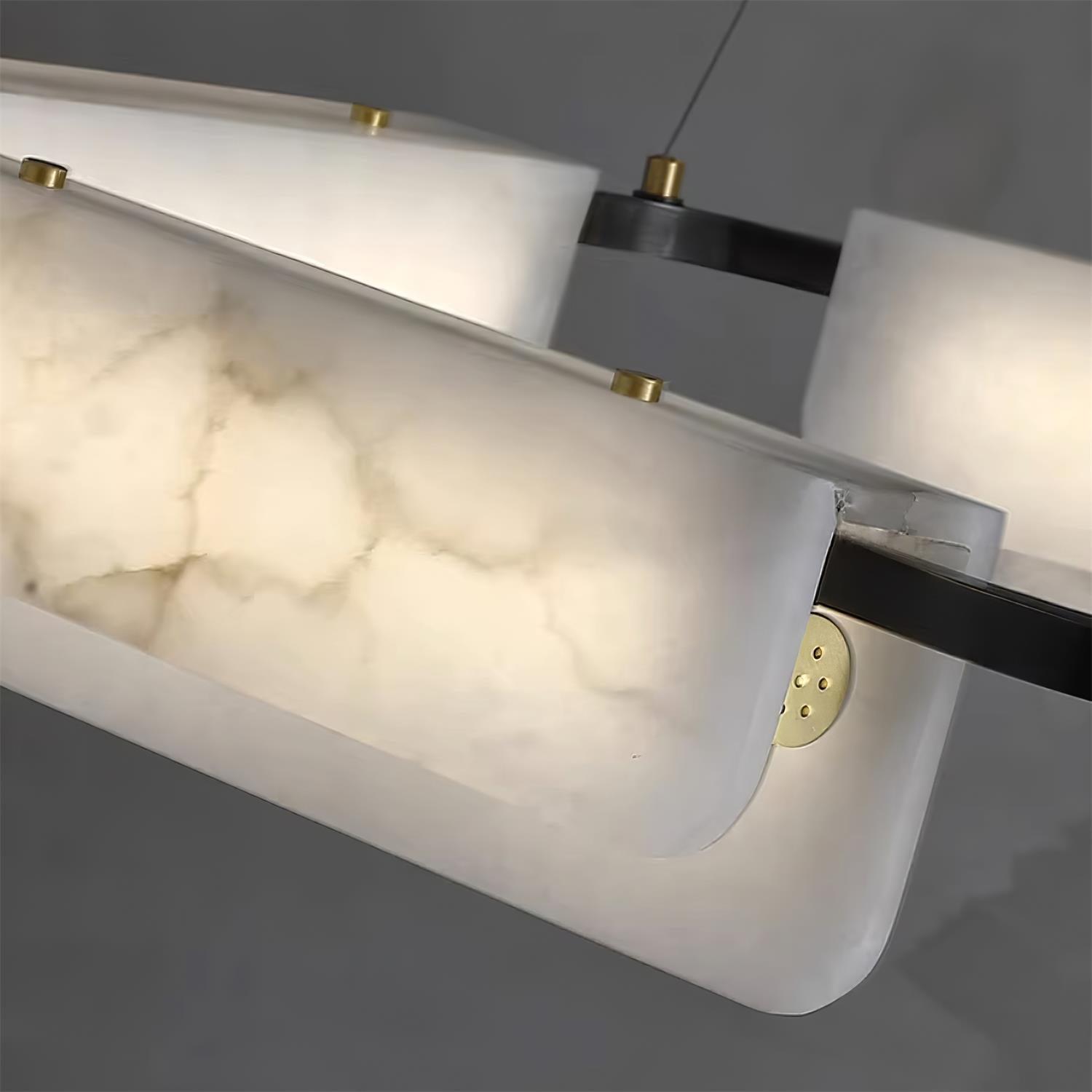 Circona Alabaster Pendant Light