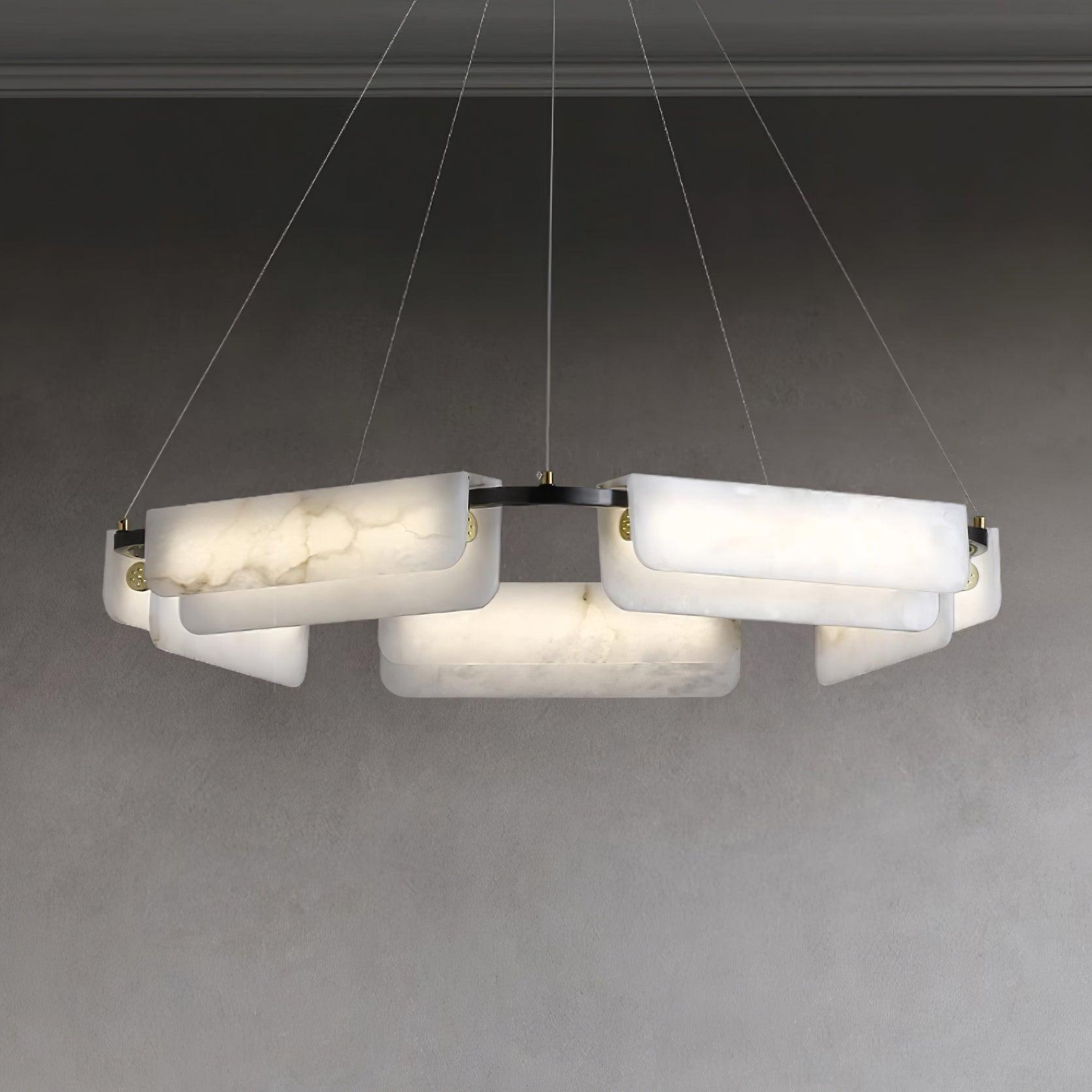 Circona Alabaster Pendant Light