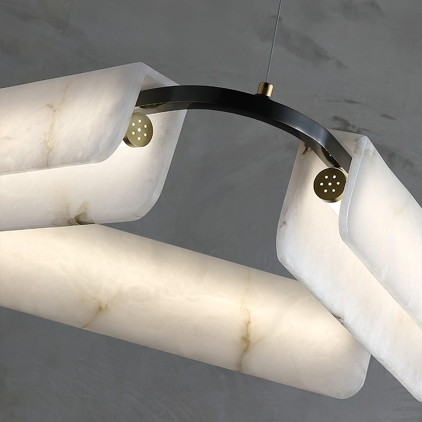 Circona Alabaster Pendant Light