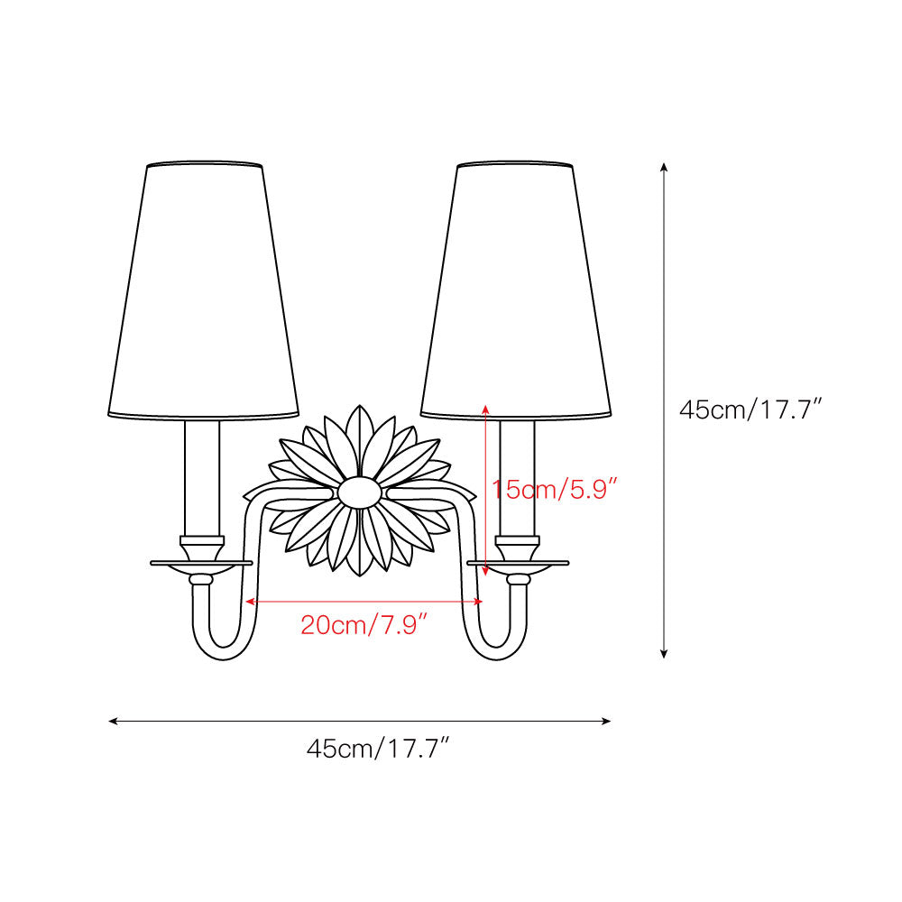 Oakwood Double Indoor Wall Light