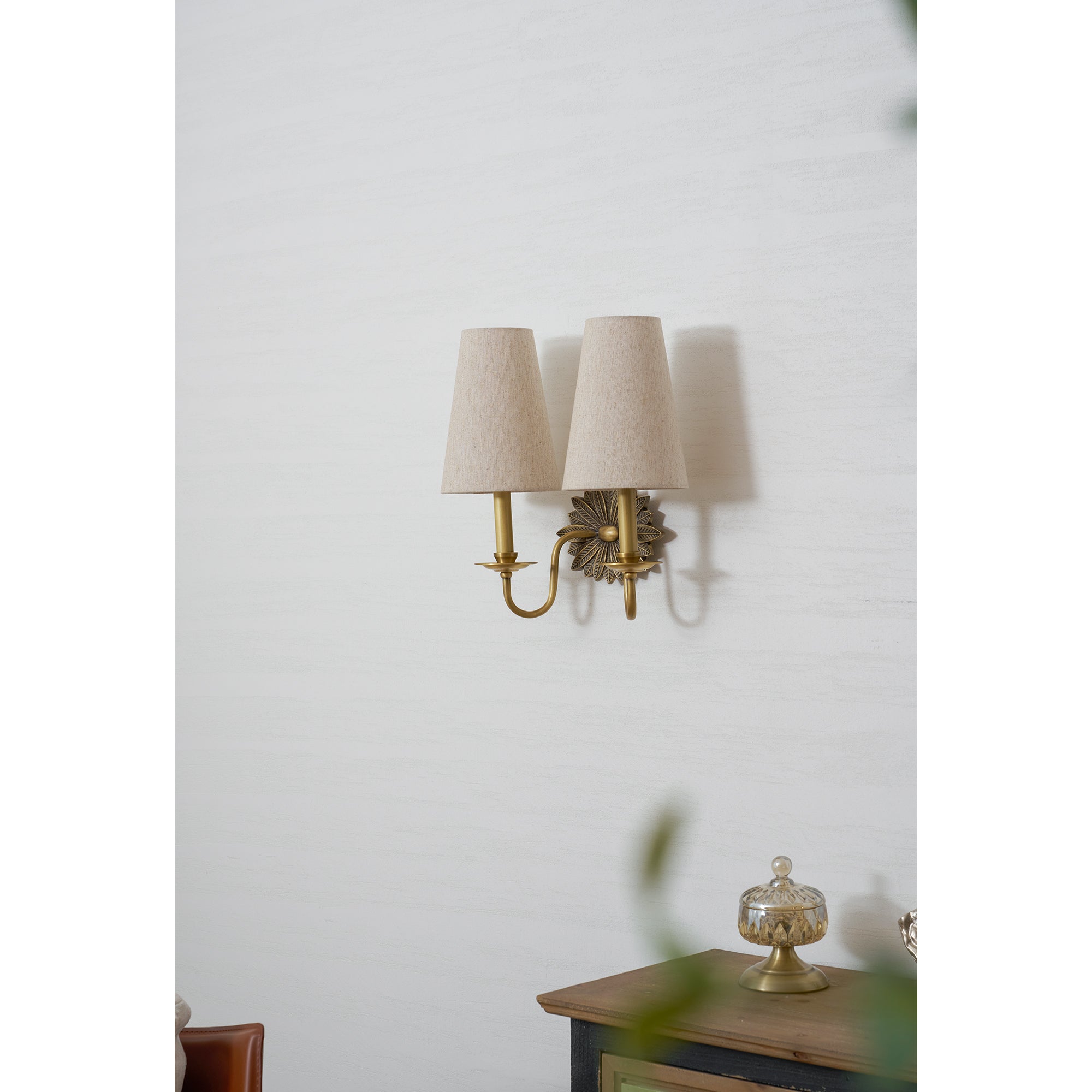 Oakwood Double Indoor Wall Light